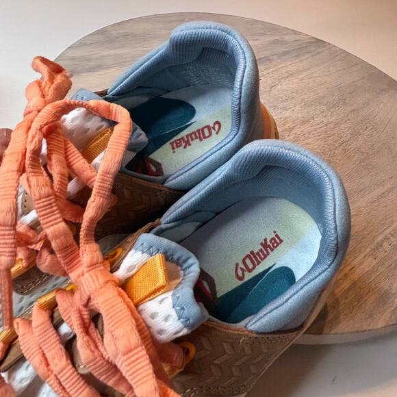 OluKai Wailuku Women’s Sneakers White Multi Comfort Trail Shoes US Size 8.5 - Picture 8 of 9